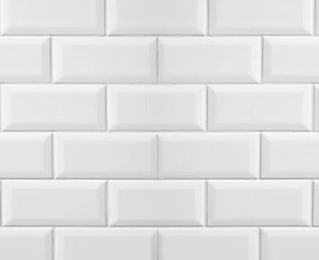 Küchenrückwand - Weiße Fliesen Fliesenspiegel