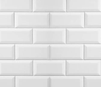 Küchenrückwand - Weiße Fliesen Fliesenspiegel