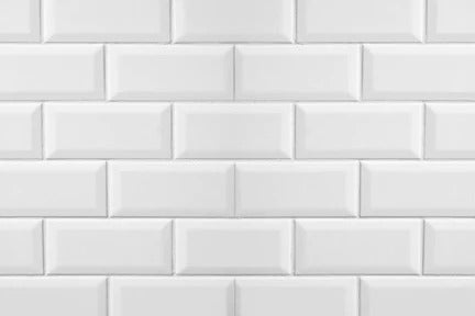 Küchenrückwand - Weiße Fliesen Fliesenspiegel