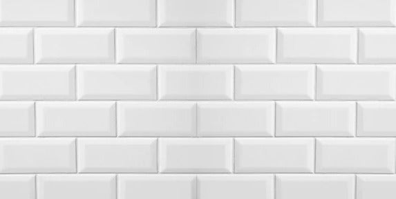 Küchenrückwand - Weiße Fliesen Fliesenspiegel