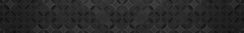 Küchenrückwand - Altes Schwarz-Anthrazit Patchwork Mosaik Motiv