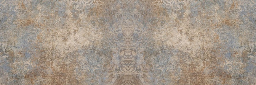 Küchenrückwand - Altes abgenutztes Mosaik Motiv