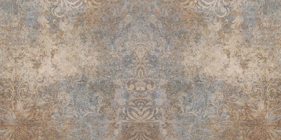 Küchenrückwand - Altes abgenutztes Mosaik Motiv