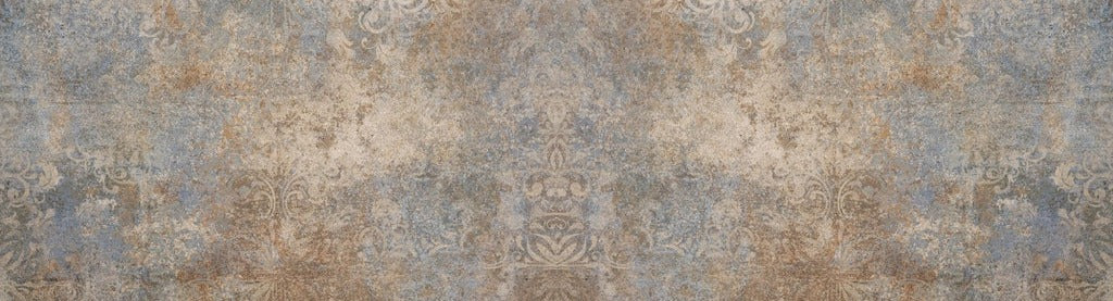 Küchenrückwand - Altes abgenutztes Mosaik Motiv