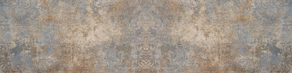 Küchenrückwand - Altes abgenutztes Mosaik Motiv