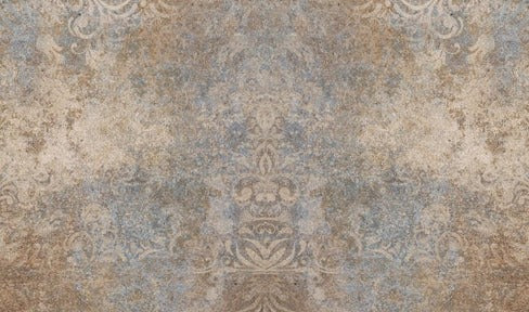 Küchenrückwand - Altes abgenutztes Mosaik Motiv