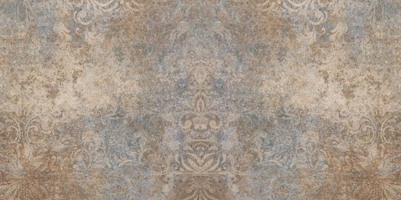 Küchenrückwand - Altes abgenutztes Mosaik Motiv