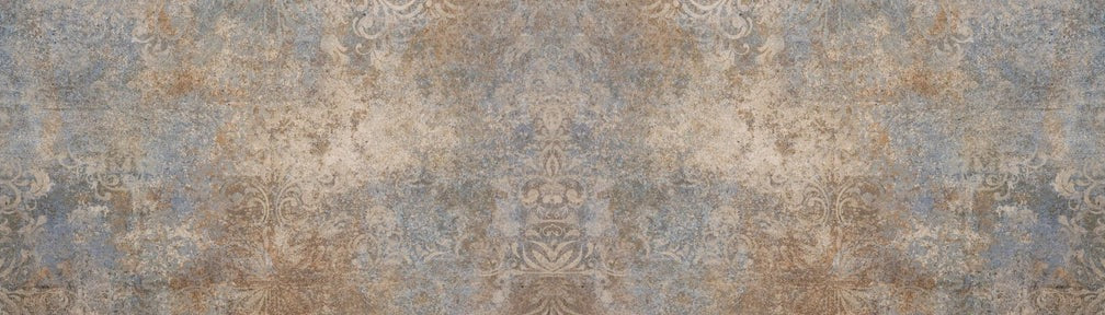 Küchenrückwand - Altes abgenutztes Mosaik Motiv