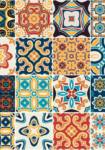 Küchenrückwand - Moderne Mosaikmuster