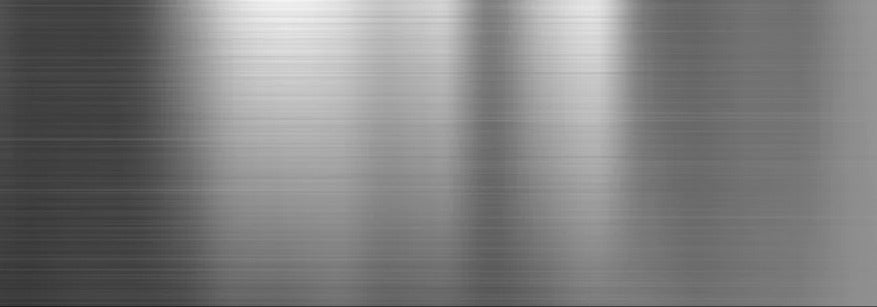 Küchenrückwand - Aluminium silber gebürstet