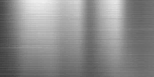 Küchenrückwand - Aluminium silber gebürstet