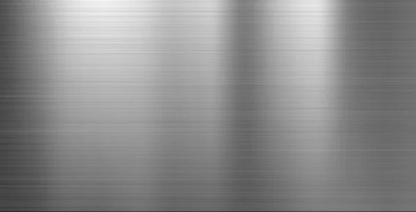 Küchenrückwand - Aluminium silber gebürstet