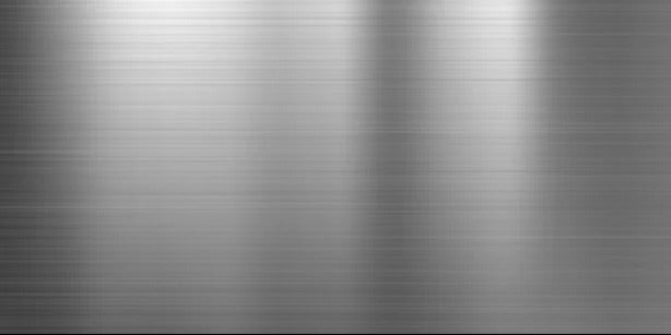 Küchenrückwand - Aluminium silber gebürstet