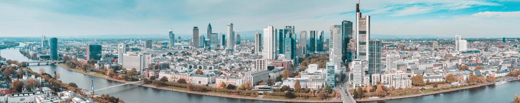 Küchenrückwand - Frankfurt Luftaufnahme Panorama