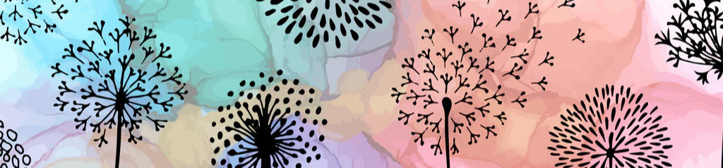 Küchenrückwand - Pusteblume Aquarell