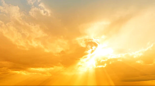 Küchenrückwand - Schöner Blick auf Sonnenuntergang