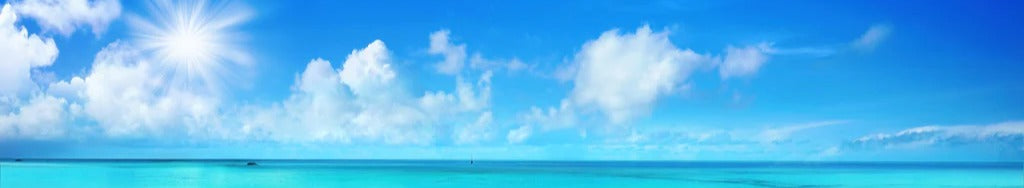 Küchenrückwand - Wunderschöner Strand mit hellem Sand