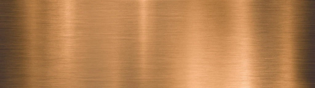 Küchenrückwand - Metallische Kupferplatte
