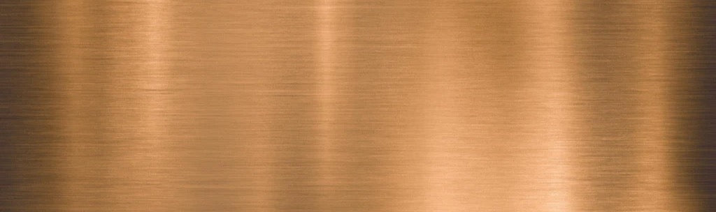 Küchenrückwand - Metallische Kupferplatte