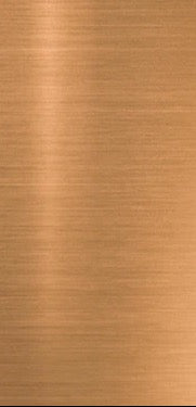 Küchenrückwand - Metallische Kupferplatte