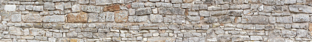 Küchenrückwand - Gräuliche alte Mauer aus groben Steinen