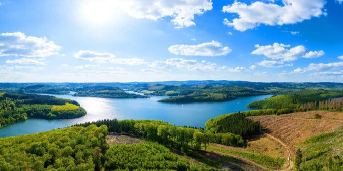 Küchenrückwand - Der Bigge See im Frühling - Deutschland