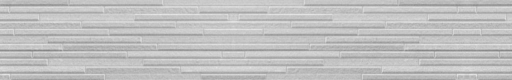 Küchenrückwand - Konstruktion der modernen weißen Steinwand