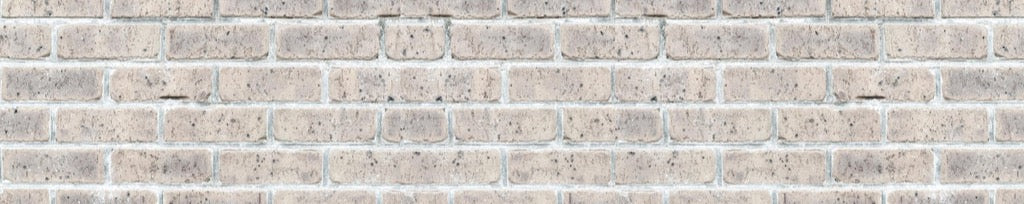 Küchenrückwand - Alte weiße Vintage Backsteinmauer