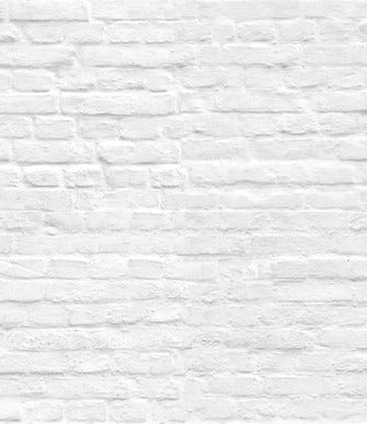 Küchenrückwand - Weiße nahtlose Backsteinmauer
