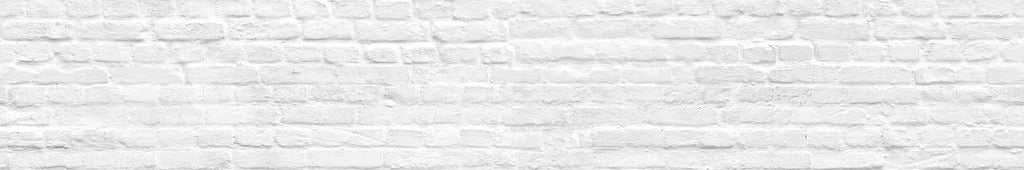 Küchenrückwand - Weiße nahtlose Backsteinmauer