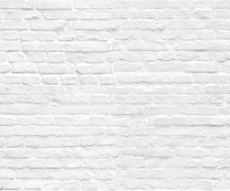 Küchenrückwand - Weiße nahtlose Backsteinmauer