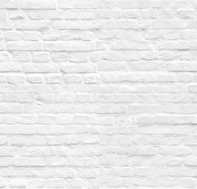 Küchenrückwand - Weiße nahtlose Backsteinmauer