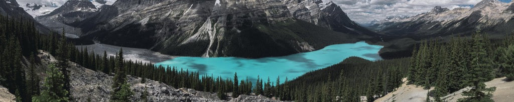 Küchenrückwand - Panorama von Banff National Park (Kanada)
