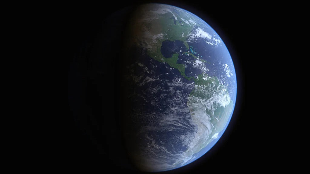 Küchenrückwand - Blick auf die Erde vom Weltall