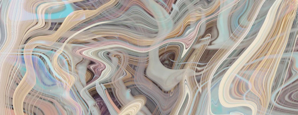 Küchenrückwand - Ein Strudel aus Marmor