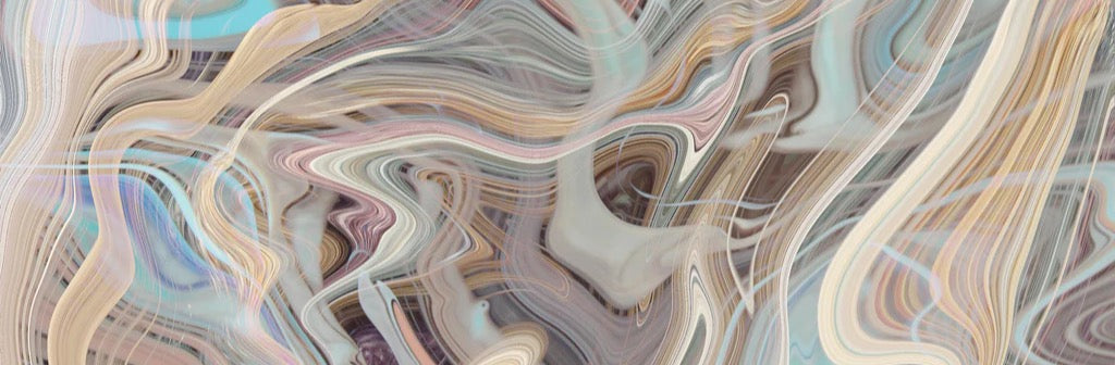 Küchenrückwand - Ein Strudel aus Marmor