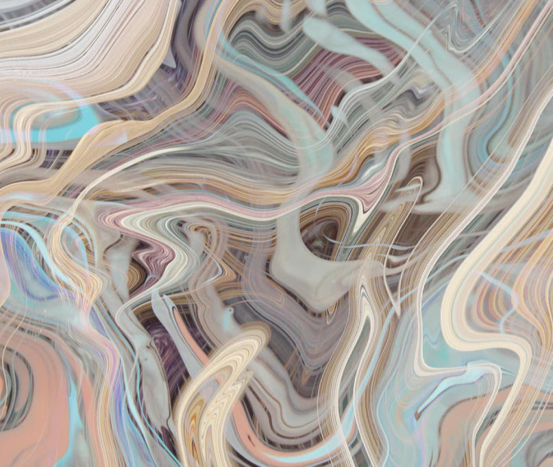 Küchenrückwand - Ein Strudel aus Marmor