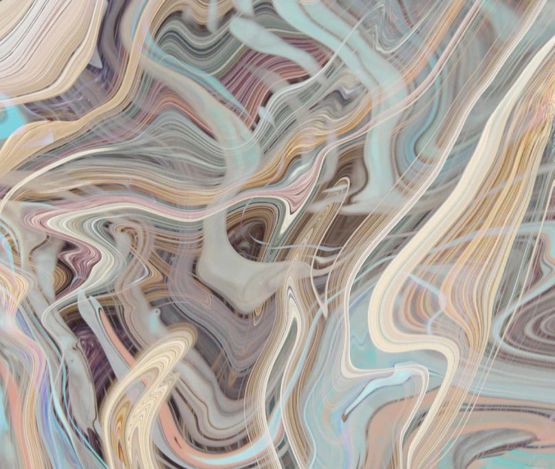 Küchenrückwand - Ein Strudel aus Marmor