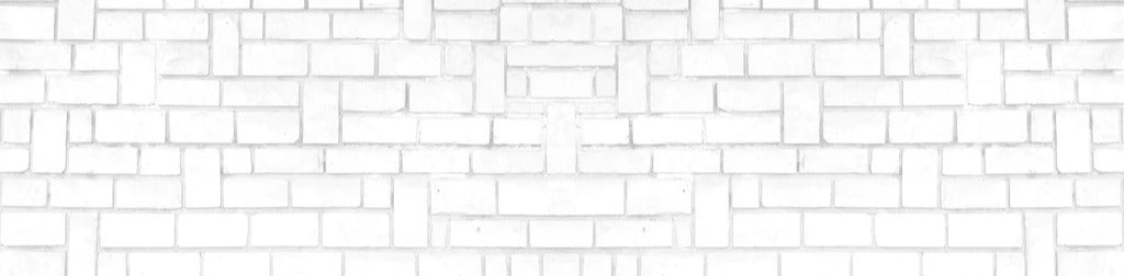 Küchenrückwand - Alte weiße Backsteinmauer Muster