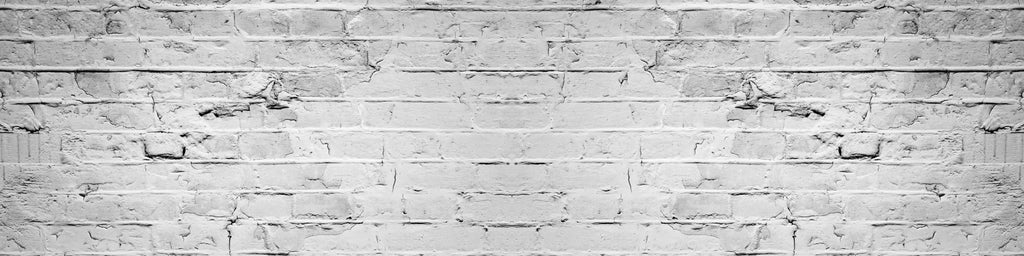 Küchenrückwand - Weiß grau beschädigte Backstein Wand