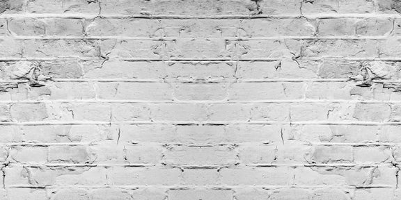 Küchenrückwand - Weiß grau beschädigte Backstein Wand