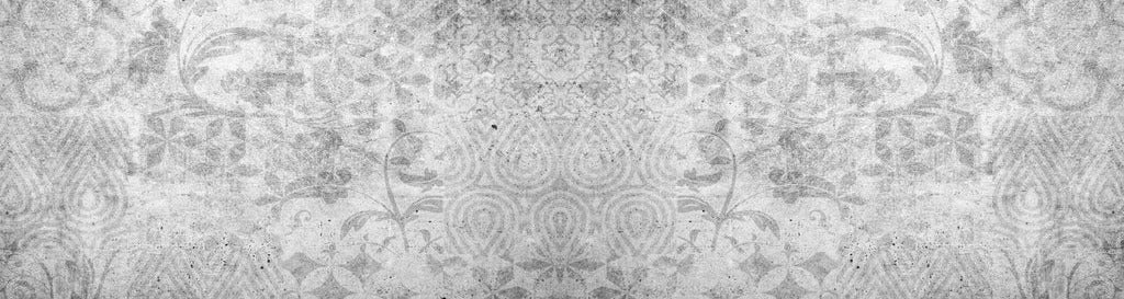 Küchenrückwand - Alte graue Vintage Fliesen