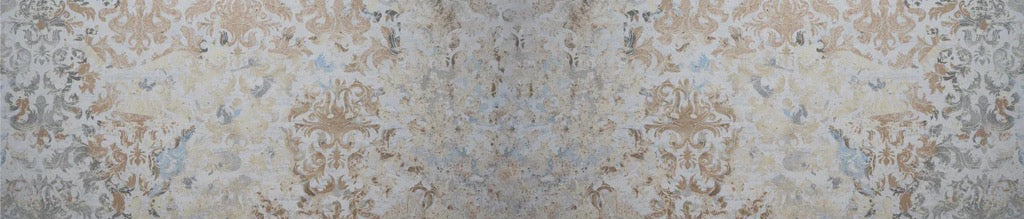 Küchenrückwand - Alte grau braune Vintage Fliesen