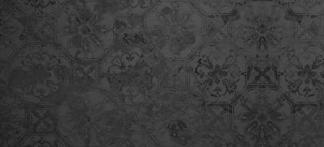 Küchenrückwand - Schwarze Keramik Motiv