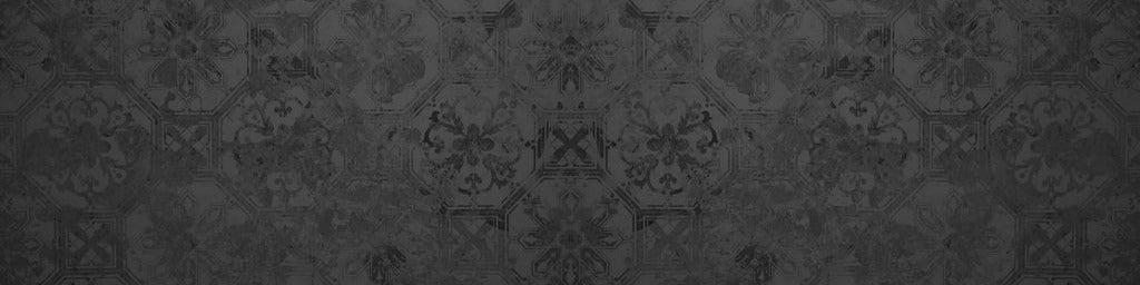 Küchenrückwand - Schwarze Keramik Motiv