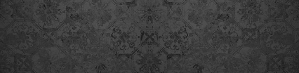 Küchenrückwand - Schwarze Keramik Motiv