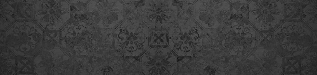 Küchenrückwand - Schwarze Keramik Motiv