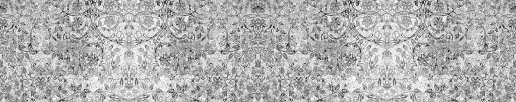 Küchenrückwand - Gräuliche gealterte Tapet-Wand