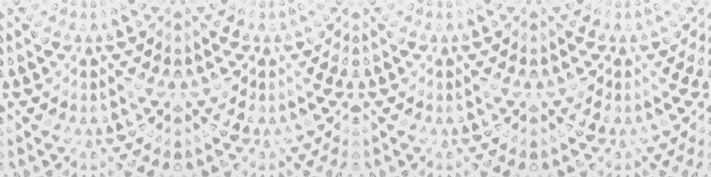 Küchenrückwand - Weiße geometrisches Stempelmuster