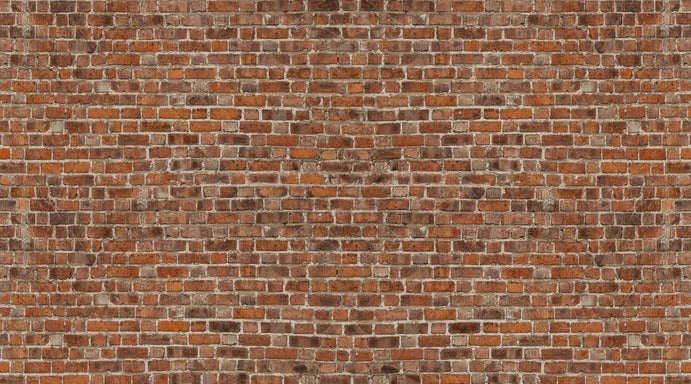 Küchenrückwand - Rote Vintage Ziegel Mauerwerk